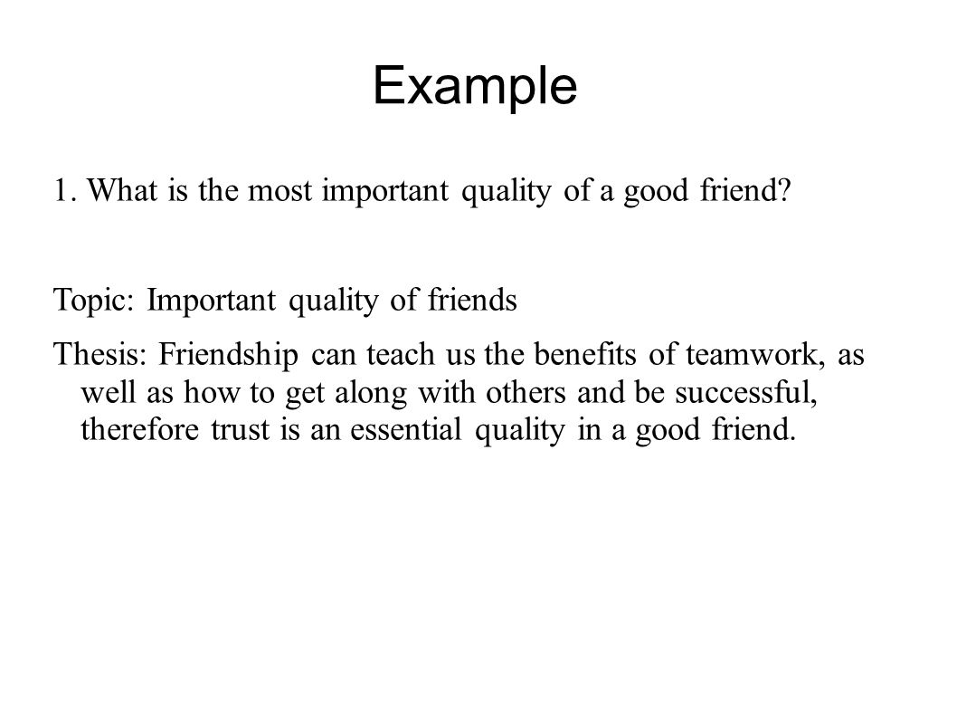 Importance of friendship Essay Sample